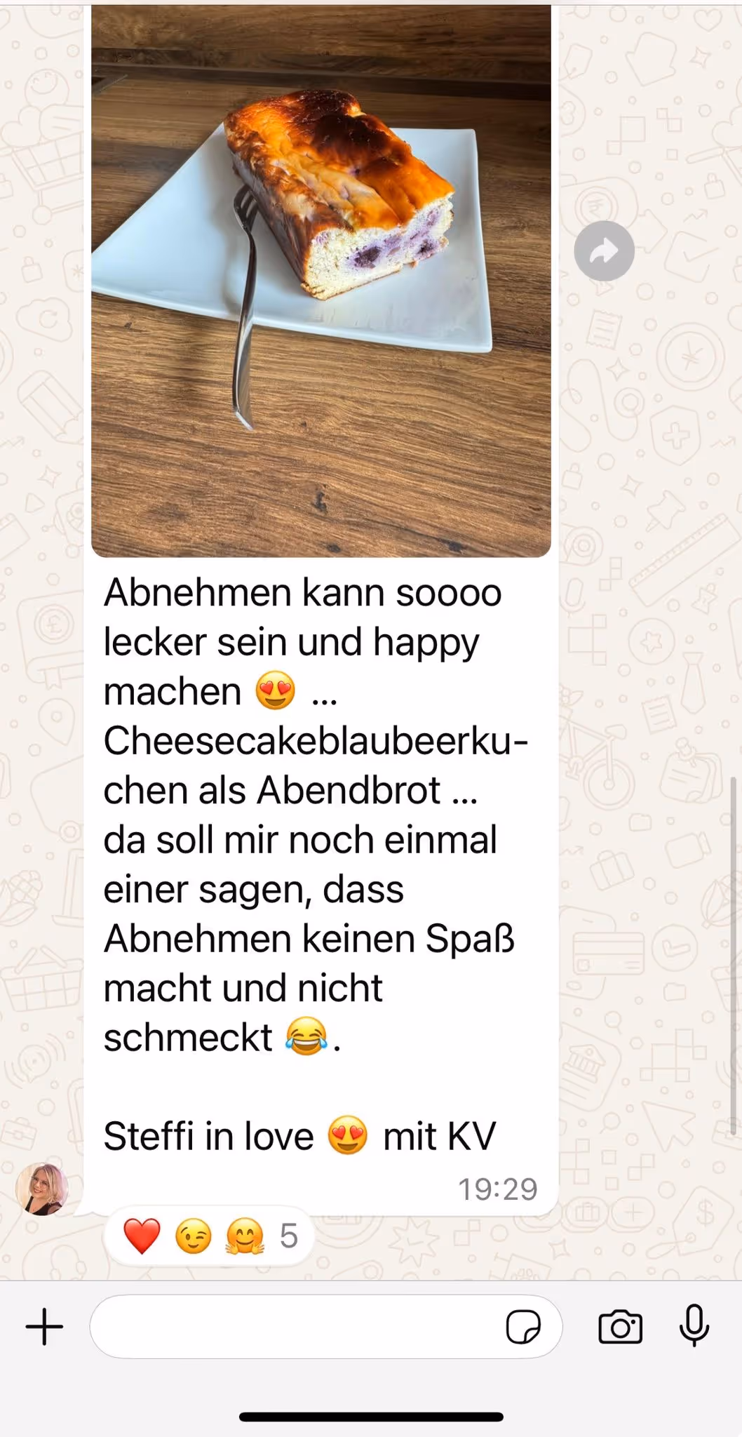 WhatsApp Erfahrungsbericht einer Teilnehmerin