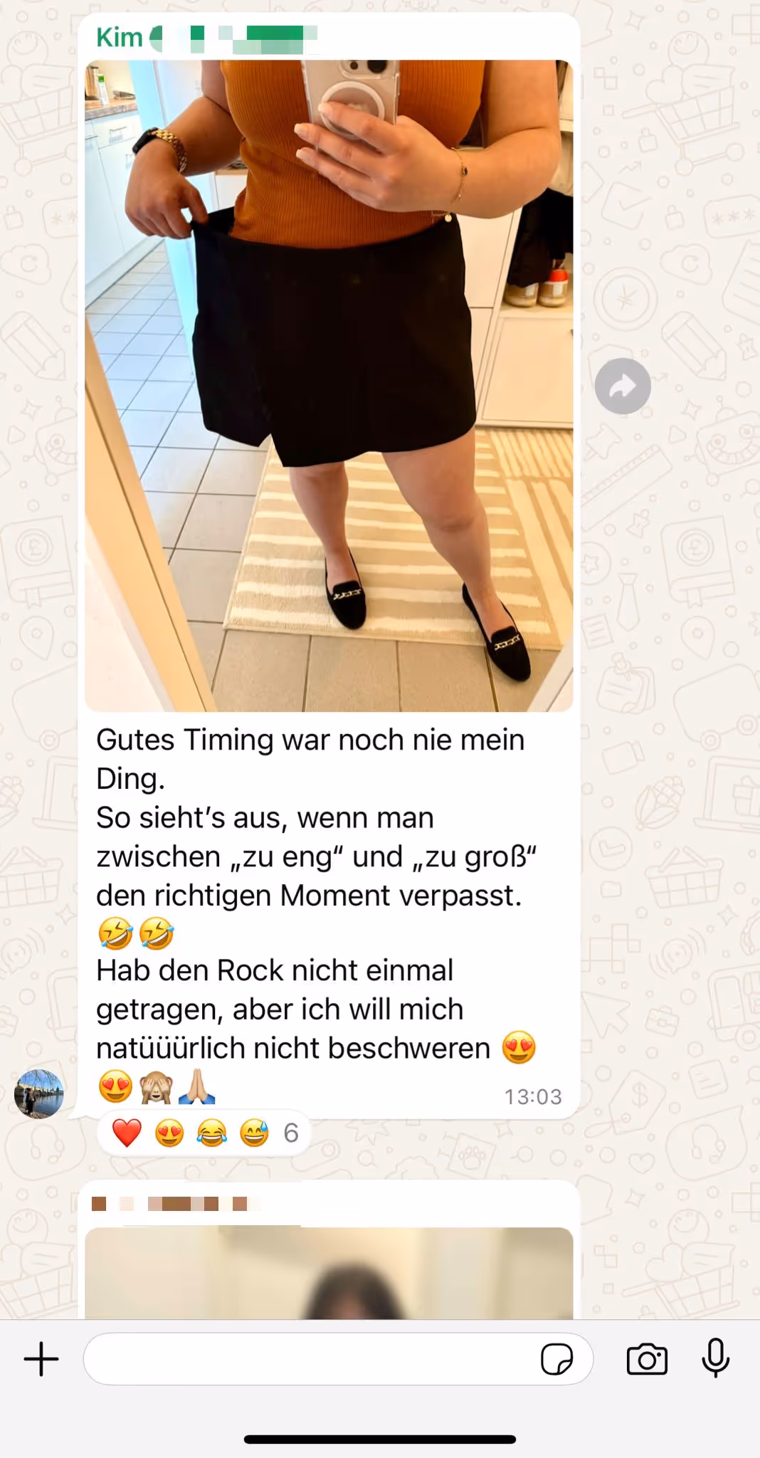WhatsApp Erfahrungsbericht einer Teilnehmerin