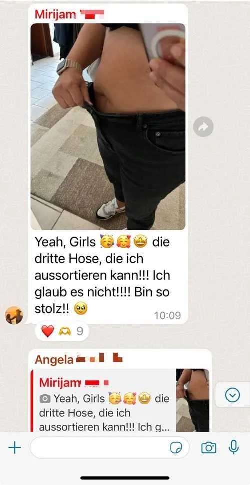 WhatsApp Erfahrungsbericht einer Teilnehmerin