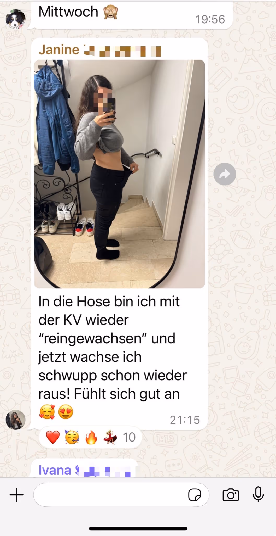 WhatsApp Erfahrungsbericht einer Teilnehmerin