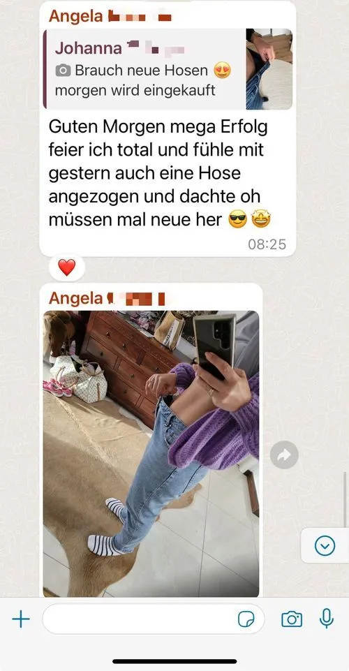 WhatsApp Erfahrungsbericht einer Teilnehmerin